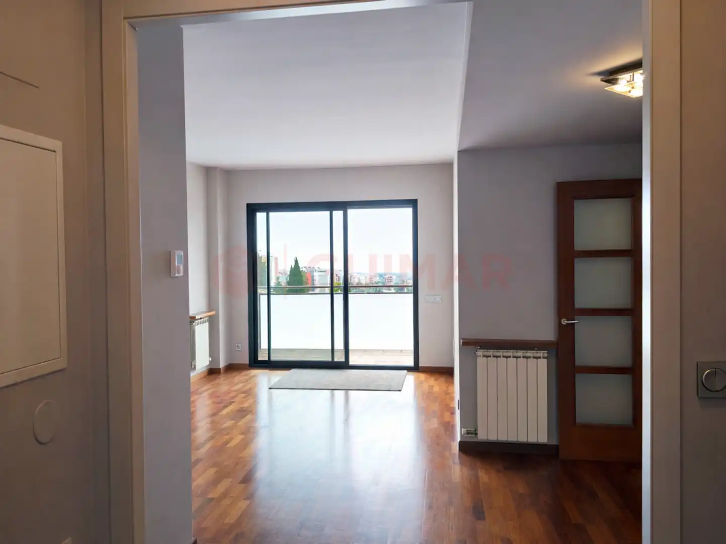 Schlafzimmer von Dachboden zur Miete in Esplugues de Llobregat mit Klimaanlage, Heizung und Privatgarten