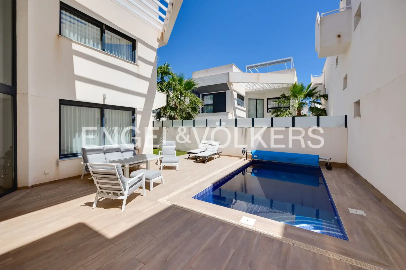 Terraza de Casa o chalet en venta en Torrevieja con Aire acondicionado, Calefacción y Jardín privado