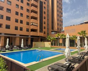 Swimming pool of Flat to rent in Alicante / Alacant  with Air Conditioner, Heating and Private garden