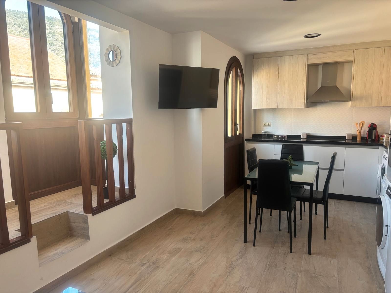 Cuina de Pis de lloguer en Padul amb Aire condicionat, Moblat i Forn