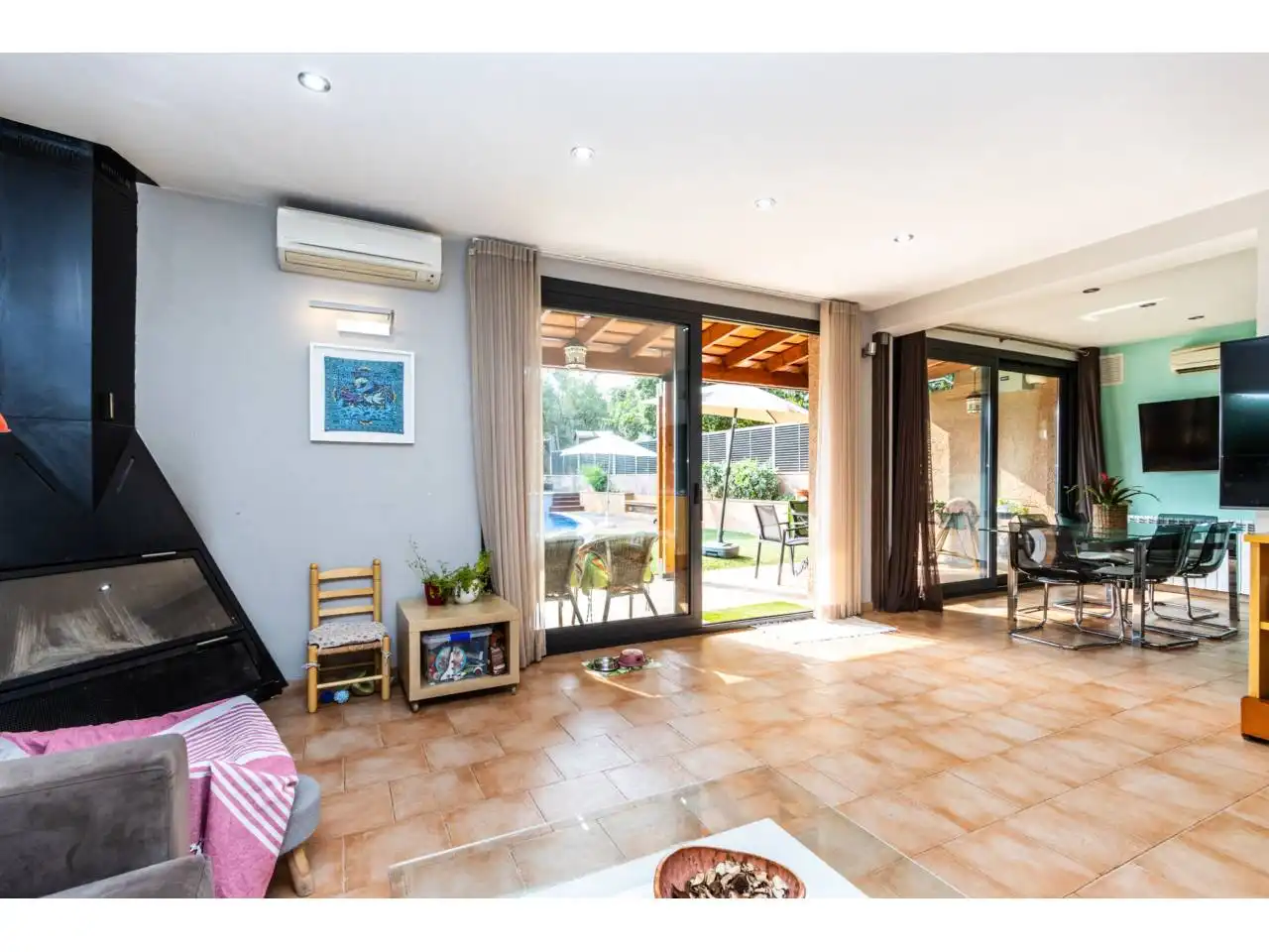 Terrassa de Casa o xalet en venda en Castellar del Vallès amb Aire condicionat, Calefacció i Jardí privat