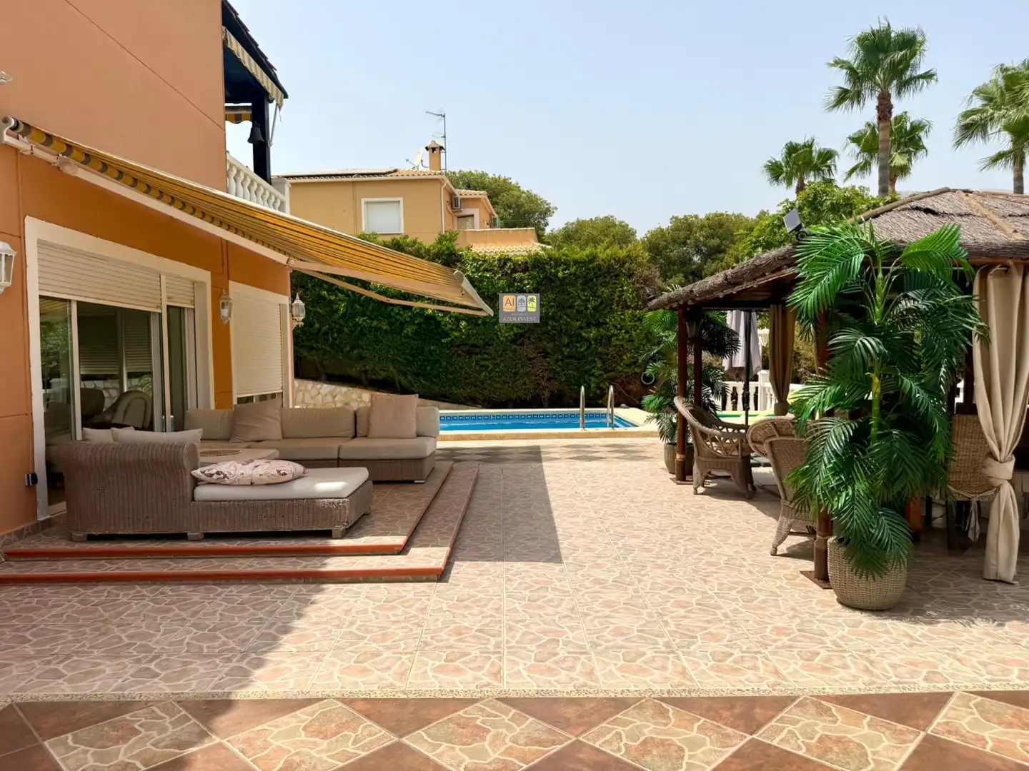 Terrassa de Casa o xalet en venda en La Nucia amb Aire condicionat, Calefacció i Jardí privat
