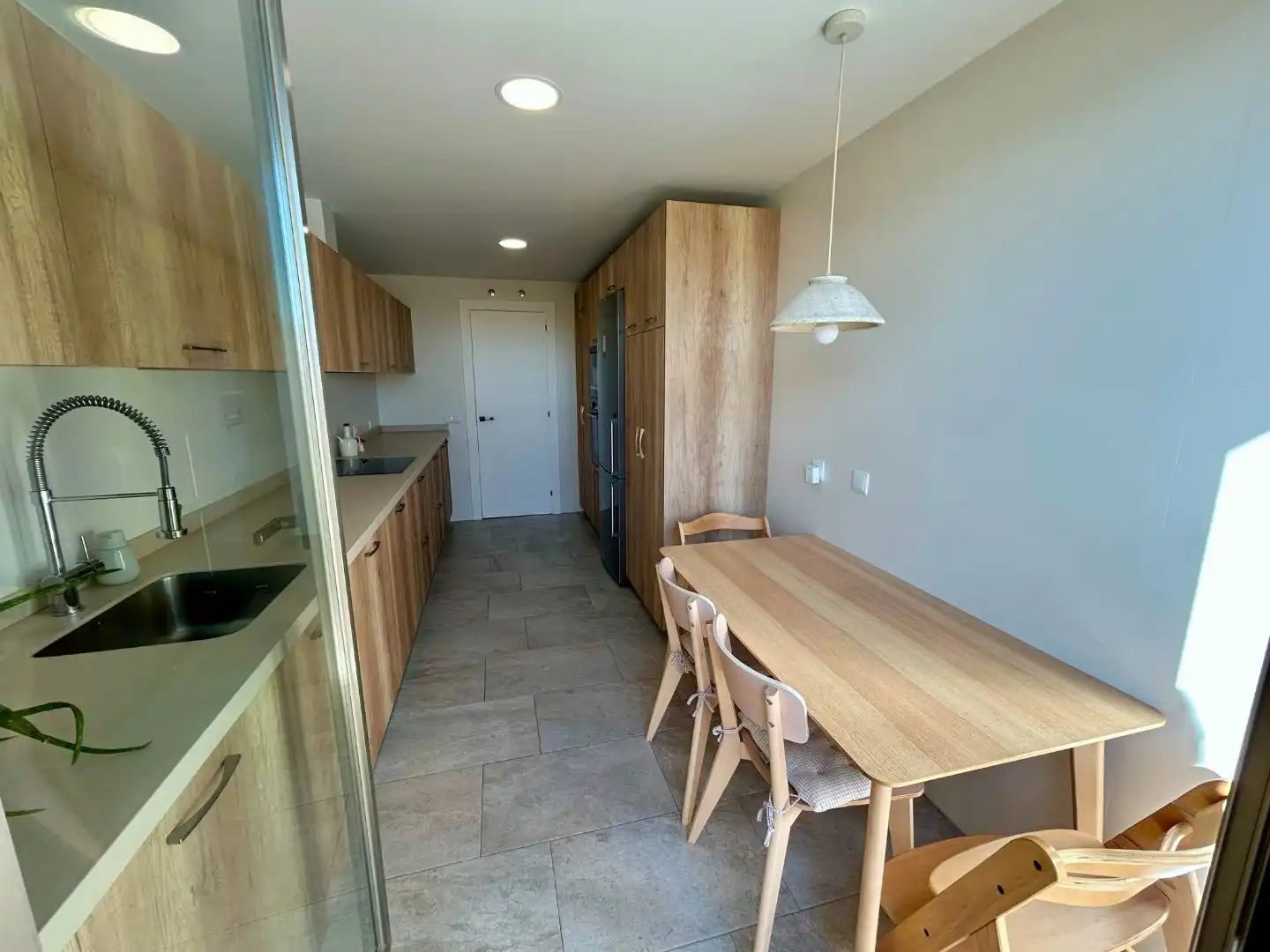 Kitchen of Flat for sale in Aldeatejada  with Air Conditioner, Heating and Private garden