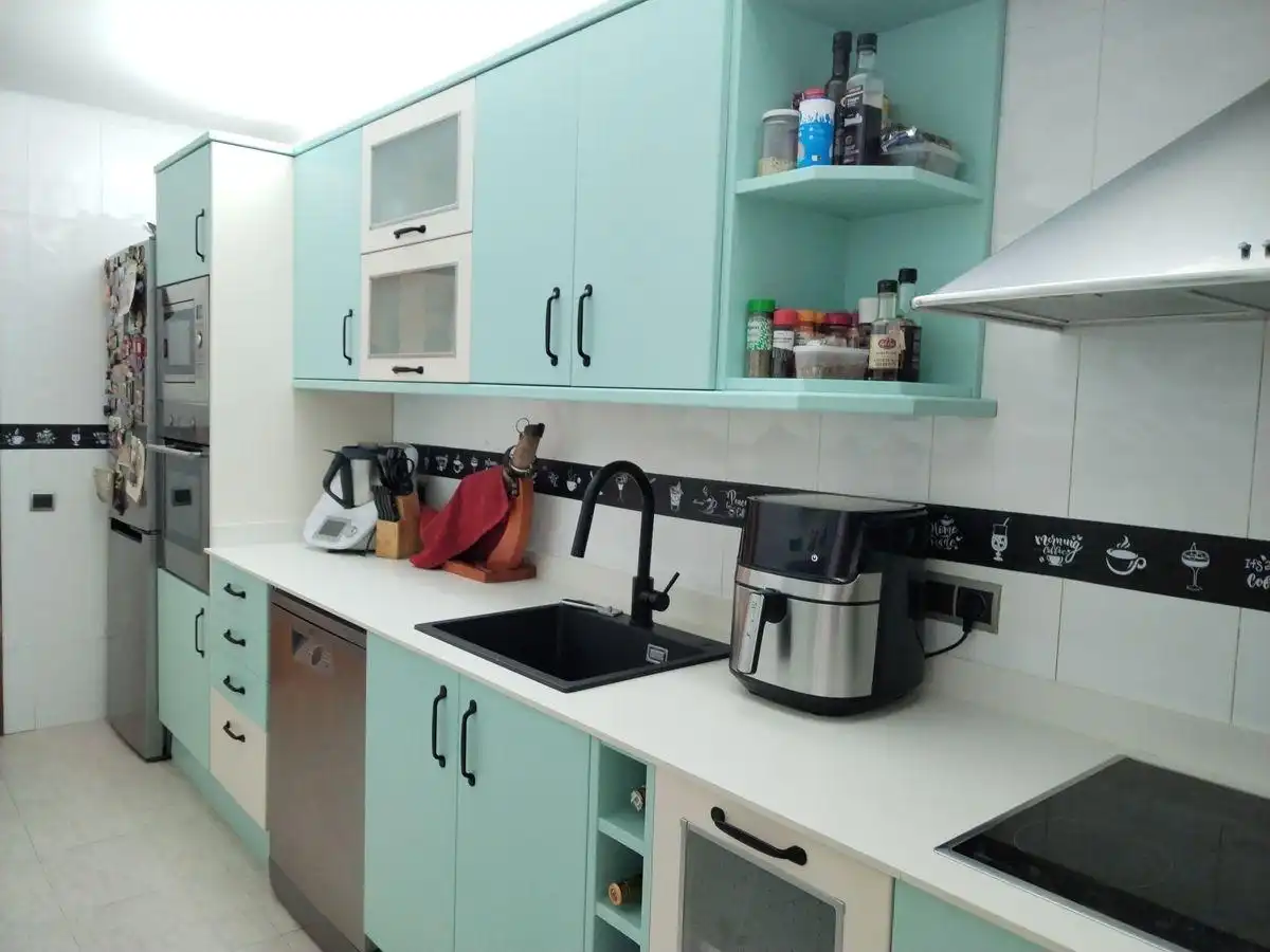 Kitchen of Flat for sale in Tortosa  with Parquet flooring, Terrace and Storage room