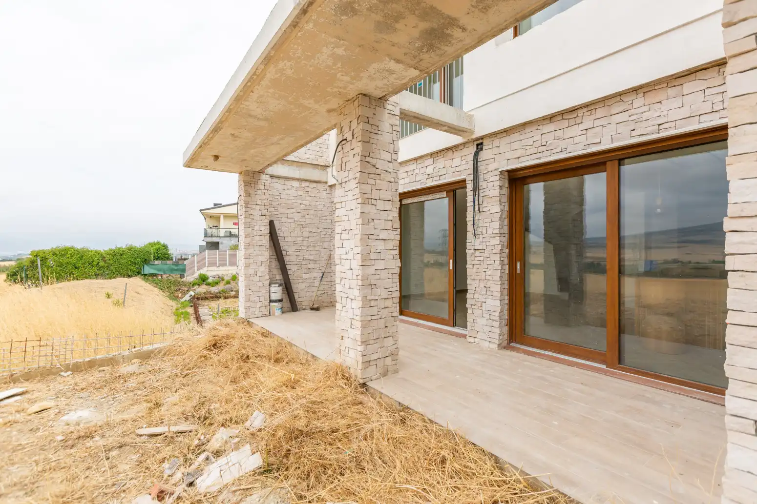 Vista exterior de Casa o xalet en venda en Galar amb Calefacció, Jardí privat i Terrassa