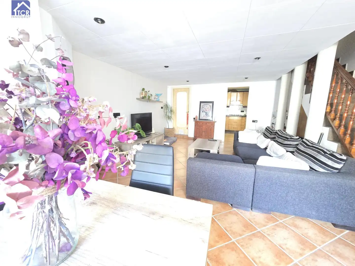 Sala d'estar de Casa o xalet en venda en Castellar del Vallès amb Calefacció, Terrassa i Balcó