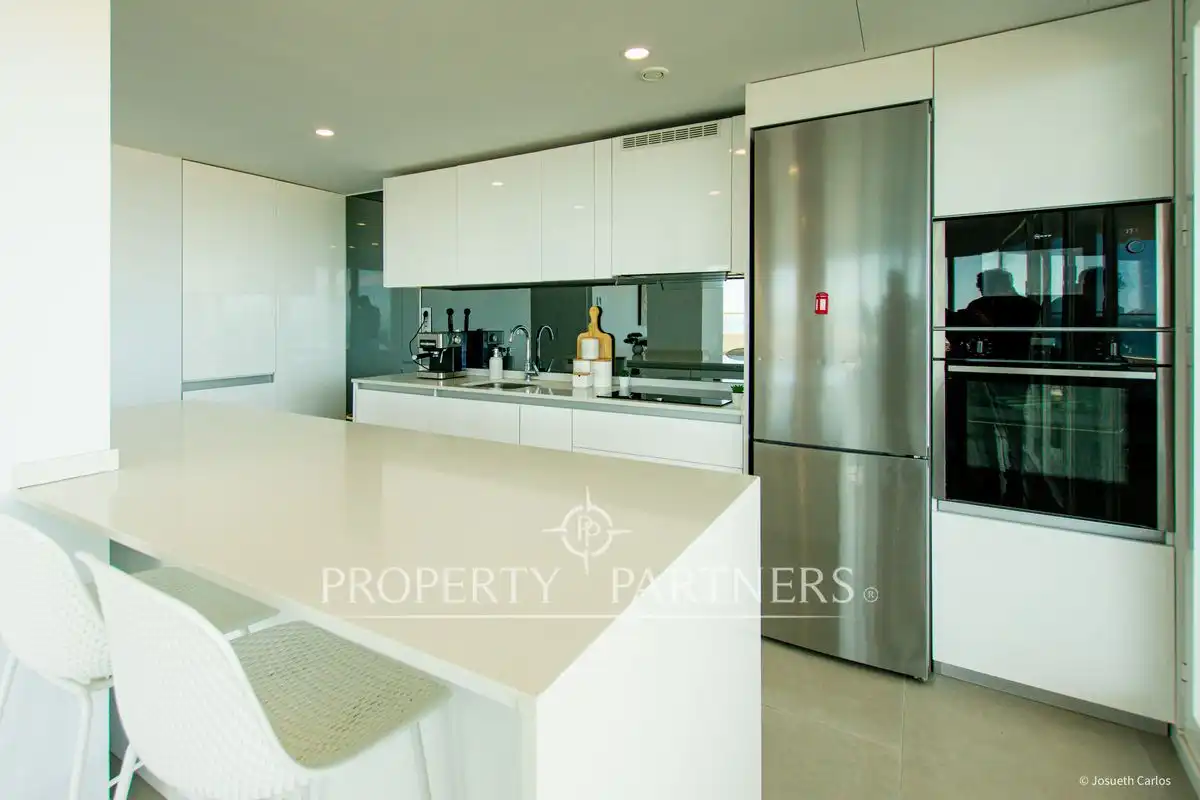 Cocina de Ático en venta en Canet d'En Berenguer con Aire acondicionado, Calefacción y Jardín privado
