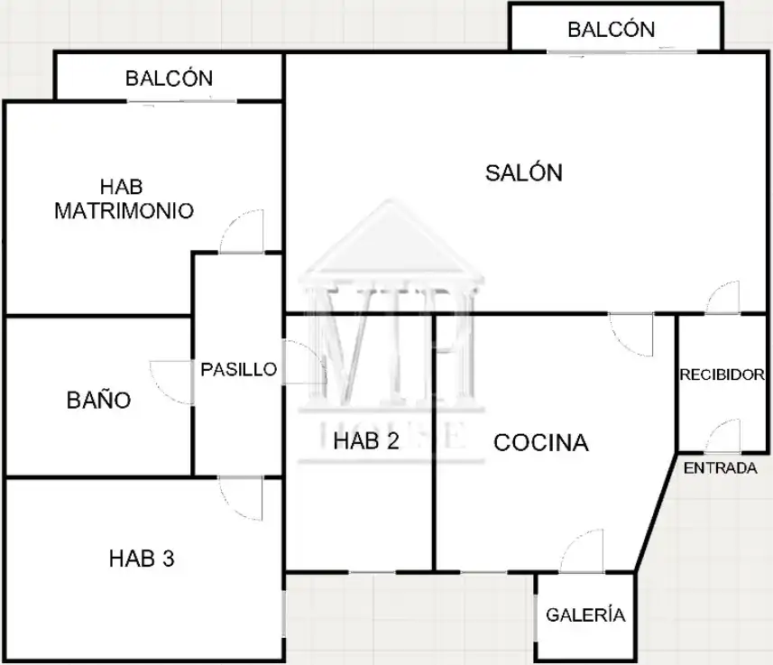 Piso en venta en Badalona con Aire acondicionado, Calefacción y Parquet