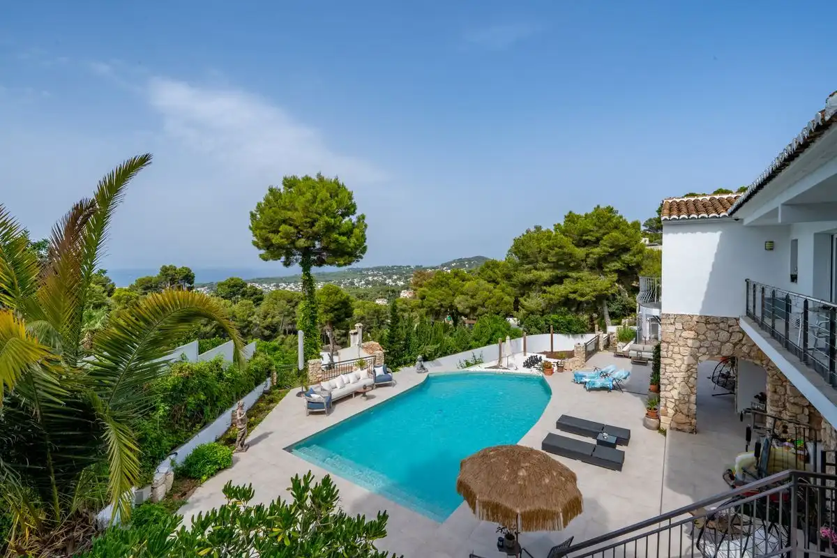 Piscina de Casa o xalet en venda en Jávea / Xàbia amb Aire condicionat i Calefacció