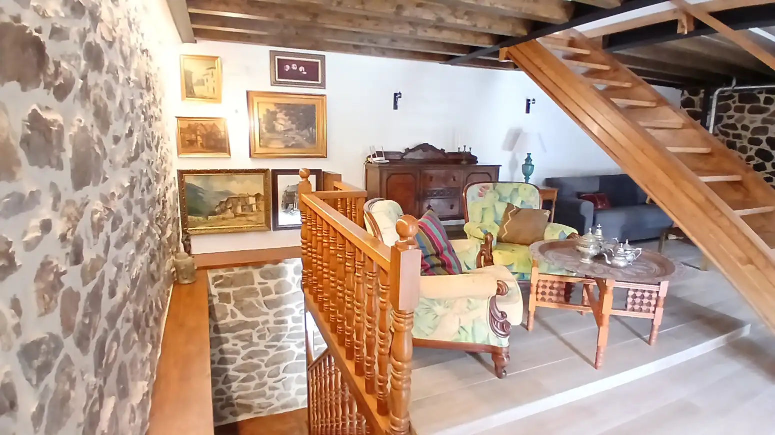 Sala de estar de Casa o chalet de alquiler en Los Tojos  con Calefacción