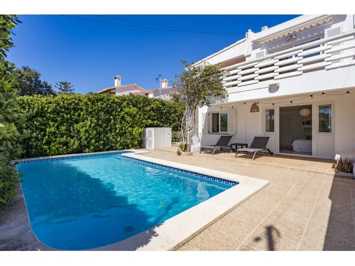 Swimming pool of Houses for sale in Sant Lluís  with Heating, Private garden and Terrace