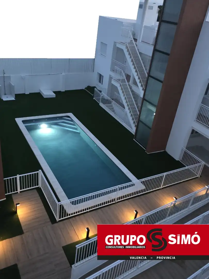 Swimming pool of Attic for rent in Náquera  with Air Conditioner, Parquet flooring and Terrace