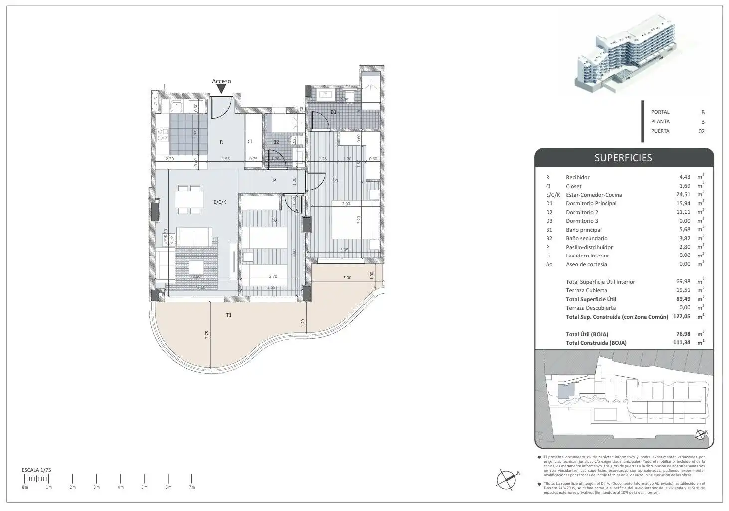 Apartamento en venta en Fuengirola con Aire acondicionado, Calefacción y Jardín privado