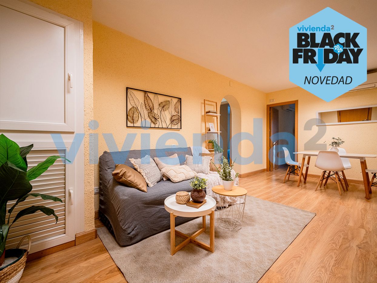 Living room of Flat for sale in  Madrid Capital  with Air Conditioner