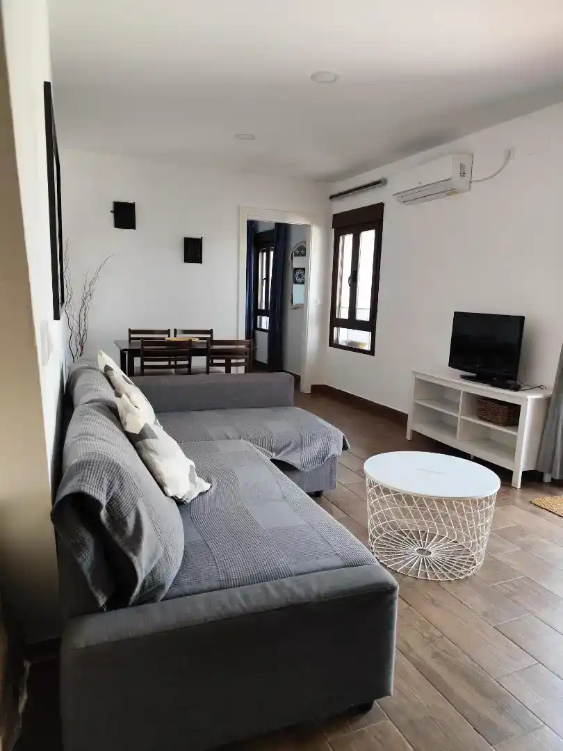 Sala d'estar de Apartament en venda en Cáceres Capital amb Aire condicionat i Piscina