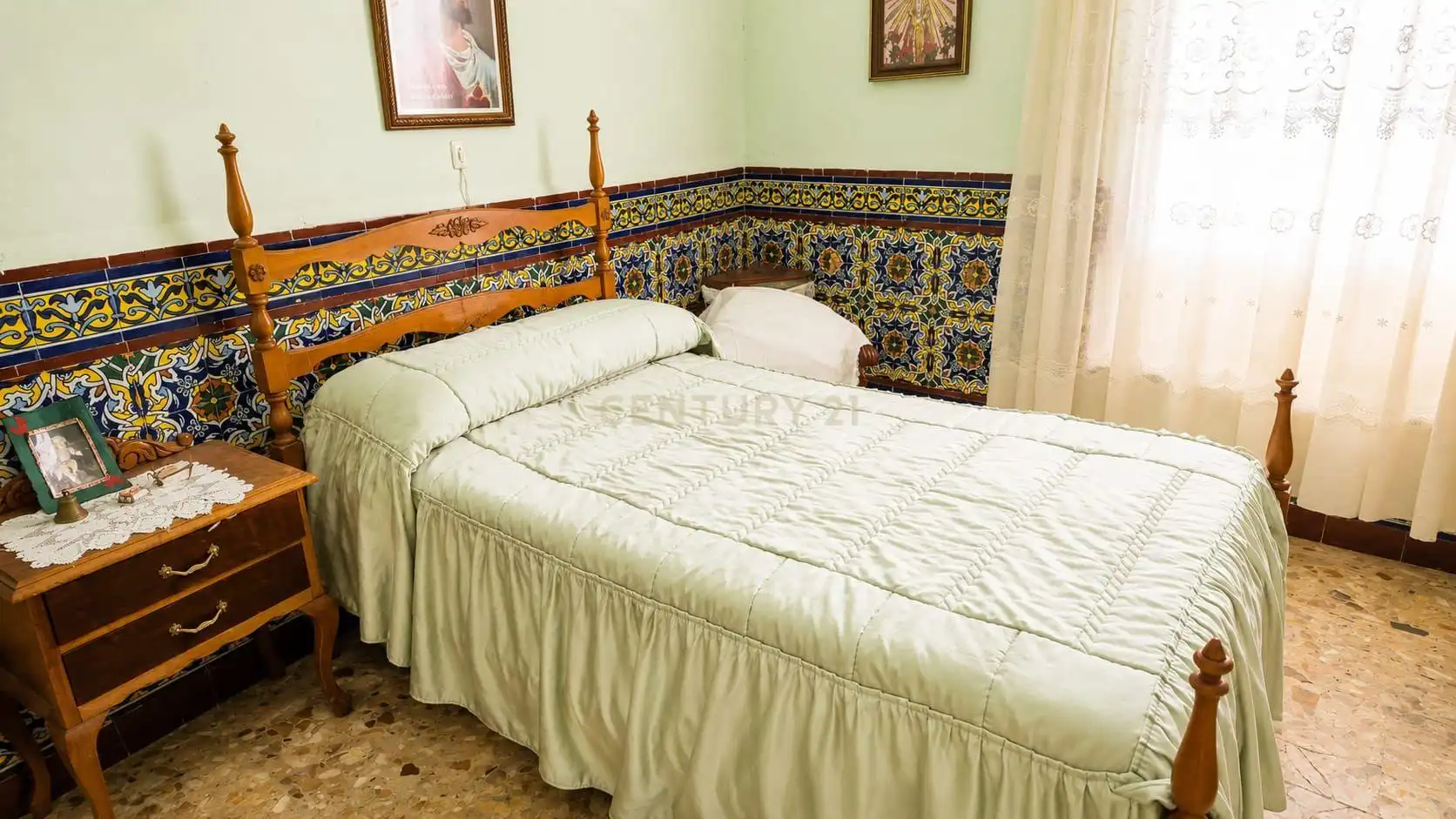 Bedroom of Houses for sale in Granja de Torrehermosa  with Air Conditioner, Storage room and Oven