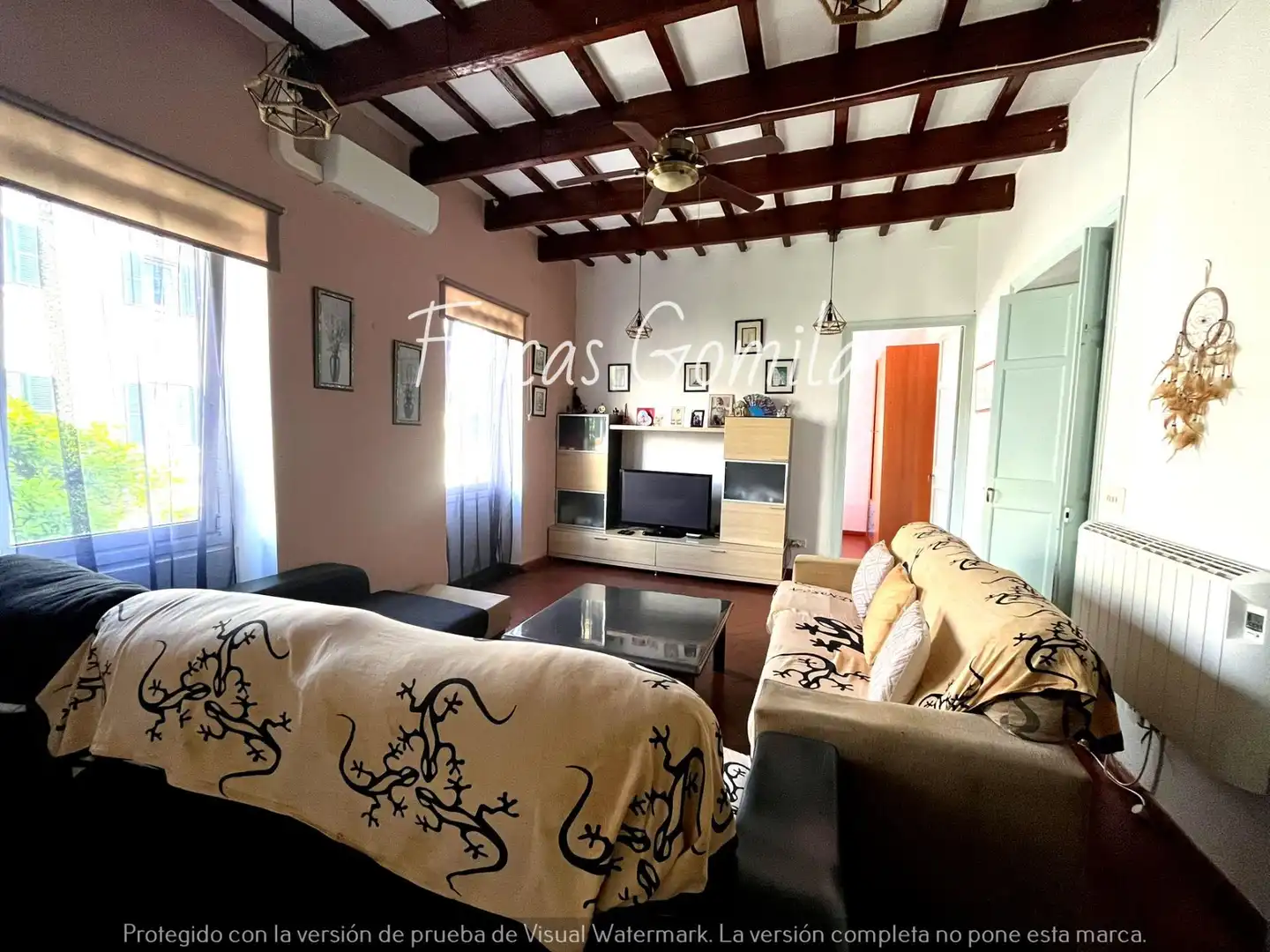 Sala de estar de Finca rústica en venta en Es Castell