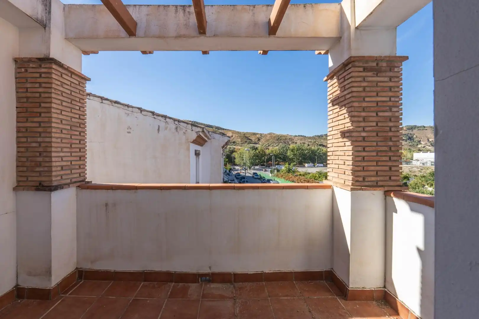 Terraza de Casa adosada en venta en Cenes de la Vega con Aire acondicionado, Calefacción y Jardín privado