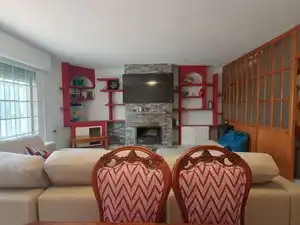 Living room of Detached homes for sale in Villanueva de la Cañada  with Air Conditioner, Heating and Private garden