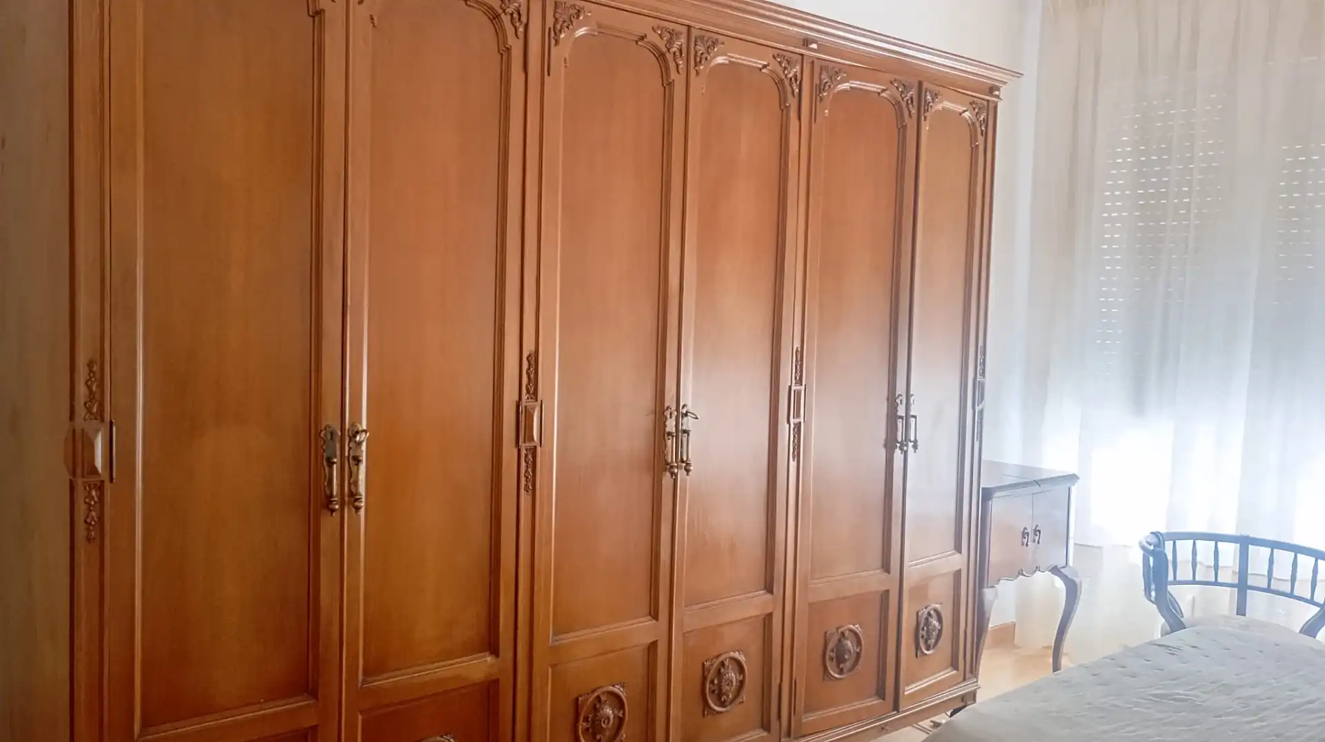 Bedroom of Flat for rent in Zaragoza  with Heating, Parquet flooring and Terrace