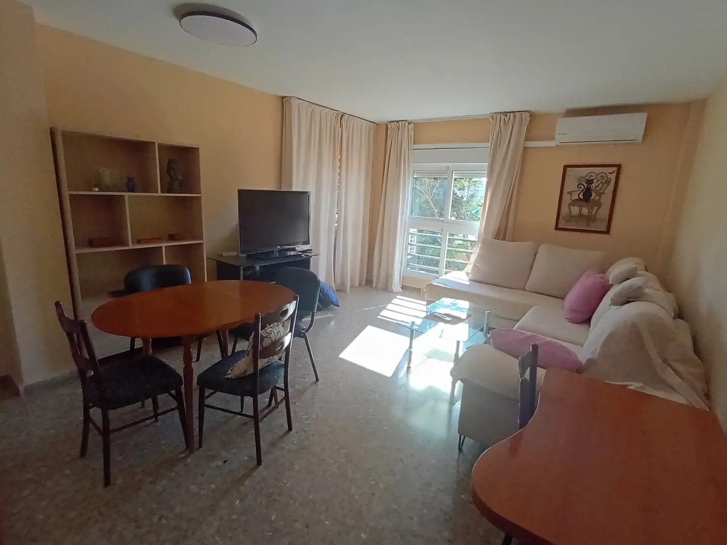 Living room of Flat for rent in Málaga  with Air Conditioner, Heating and Terrace