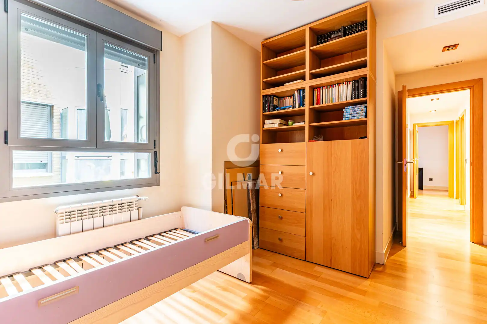 Bedroom of Flat for sale in Madrid  with Heating, Private garden and Storage room