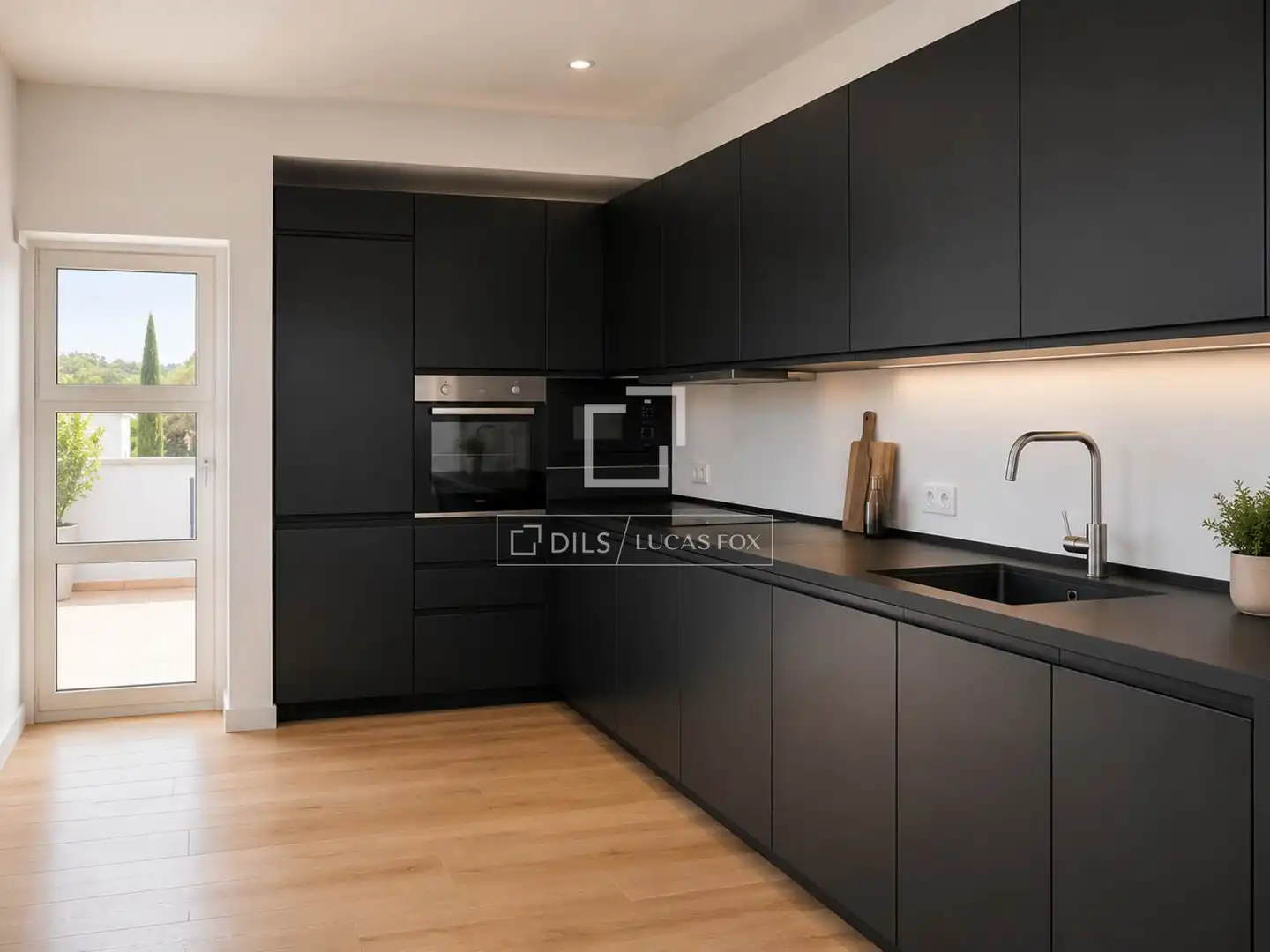 Cocina de Casa o chalet de alquiler en Las Rozas de Madrid con Aire acondicionado, Calefacción y Jardín privado
