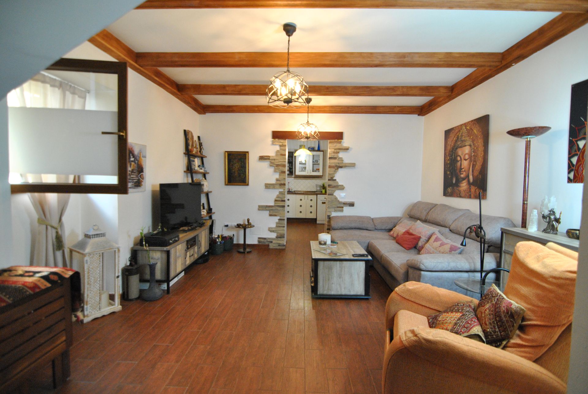 Living room of Single-family semi-detached for sale in Agüimes  with Air Conditioner, Terrace and Balcony