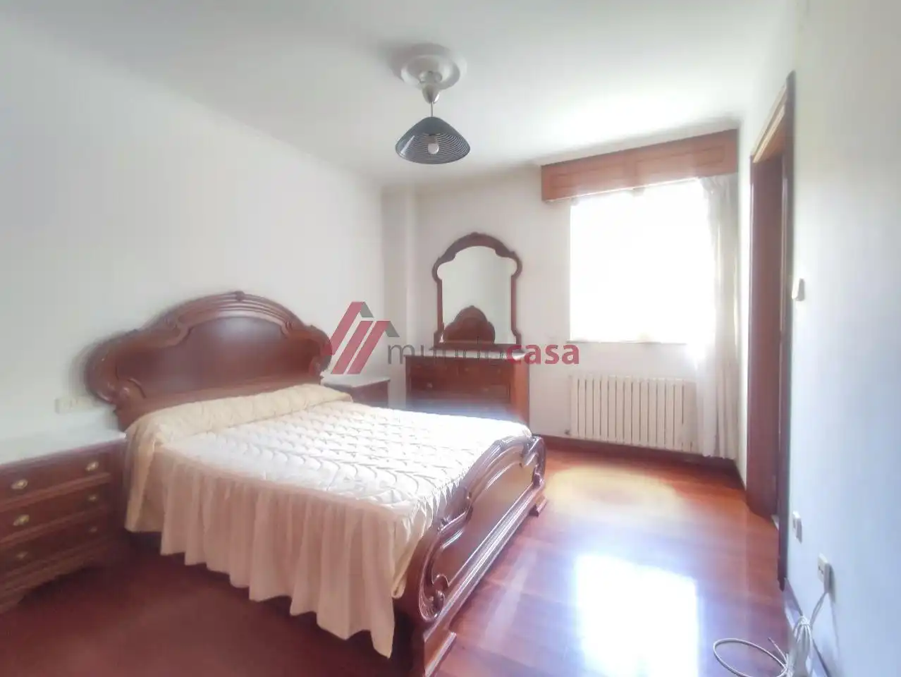 Schlafzimmer von Wohnung zur Miete in Ferrol mit Heizung, Parkett und Terrasse