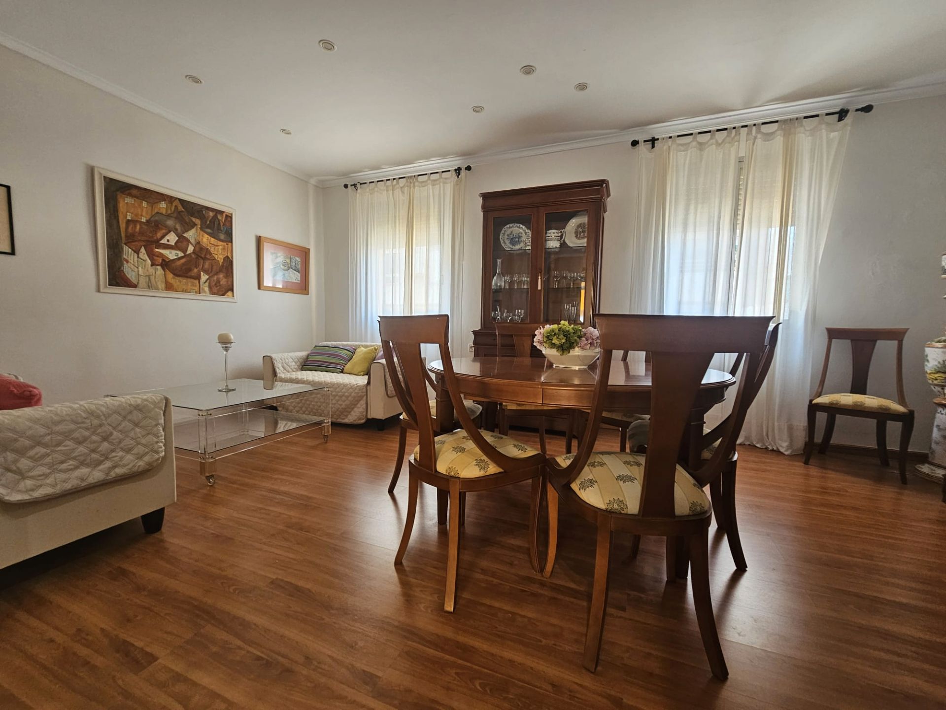 Dining room of Flat for sale in Gandia  with Air Conditioner and Balcony