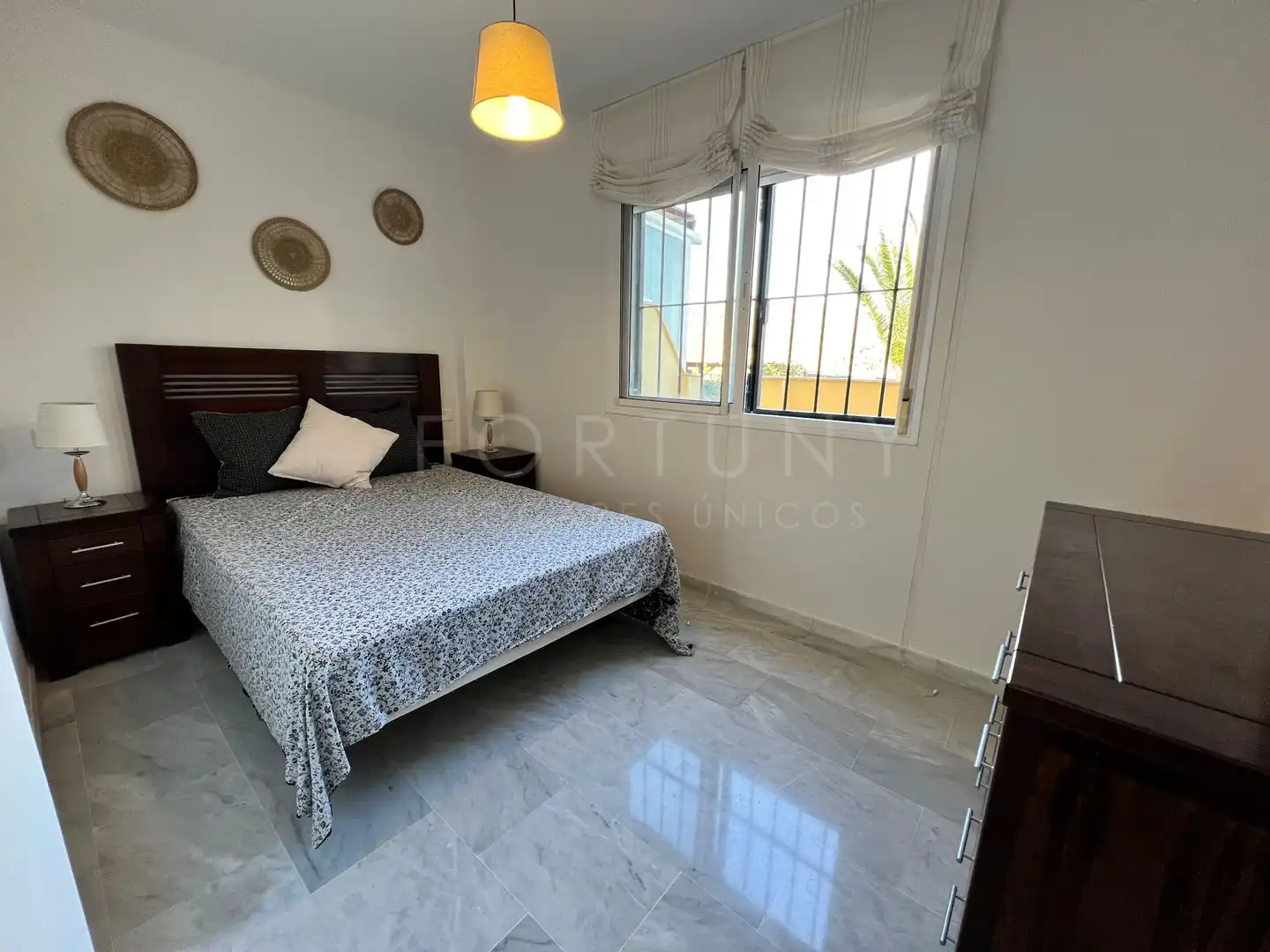 Bedroom of Flat for rent in Rincón de la Victoria  with Air Conditioner, Private garden and Terrace