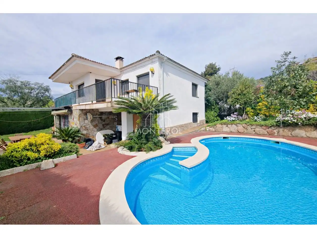 Vista exterior de Casa o chalet en venta en Caldes de Montbui con Calefacción, Jardín privado y Terraza
