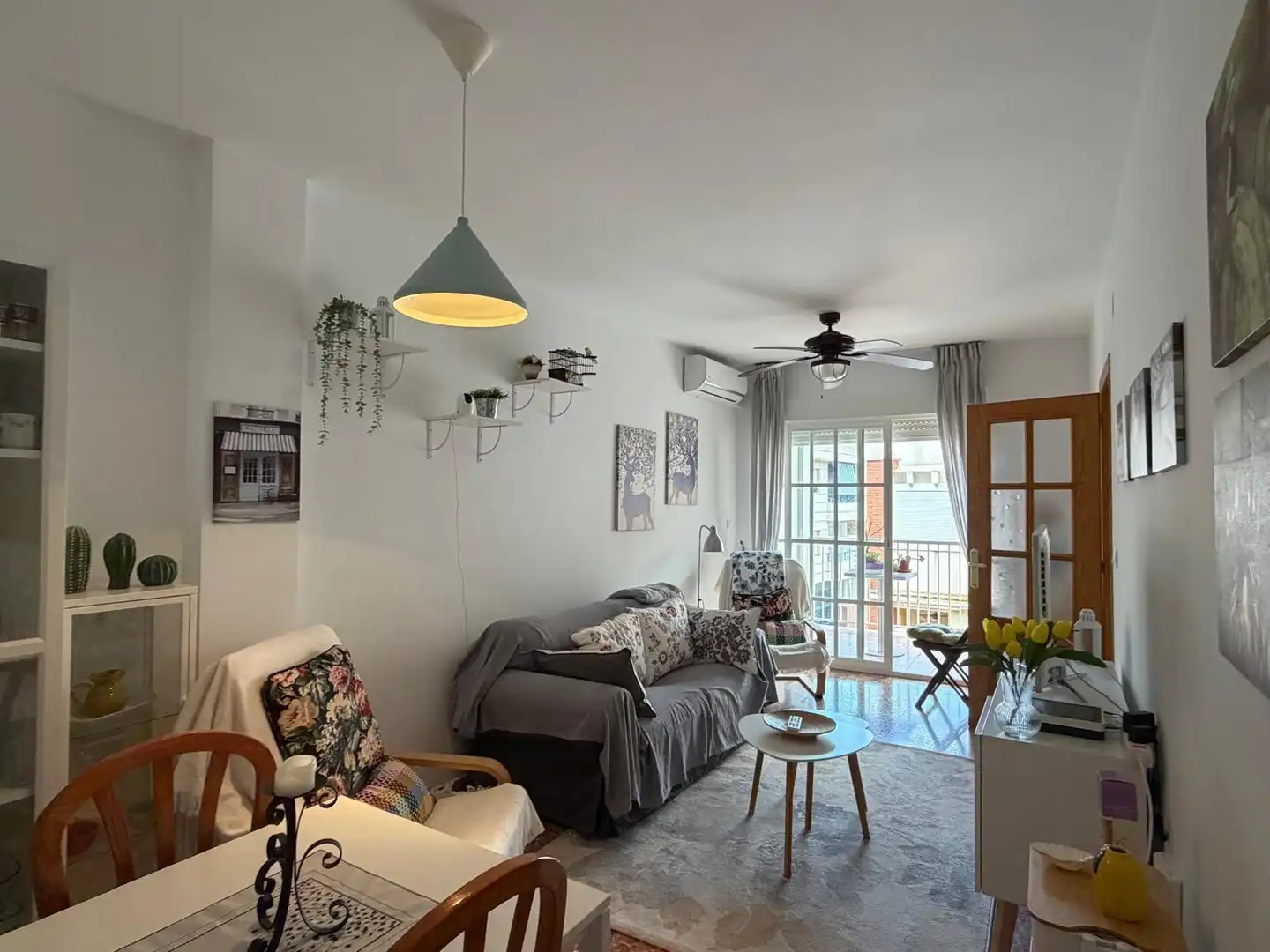 Living room of Apartments for sale in Gualchos  with Air Conditioner, Terrace and Furnished