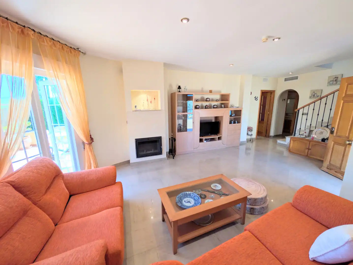 Sala de estar de Casa o chalet en venta en Cartagena con Aire acondicionado, Calefacción y Jardín privado