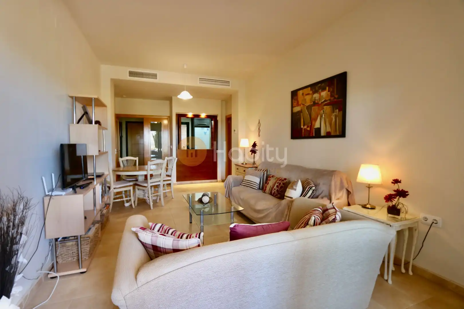 Sala de estar de Planta baja en venta en Fuente Álamo de Murcia con Aire acondicionado, Calefacción y Terraza