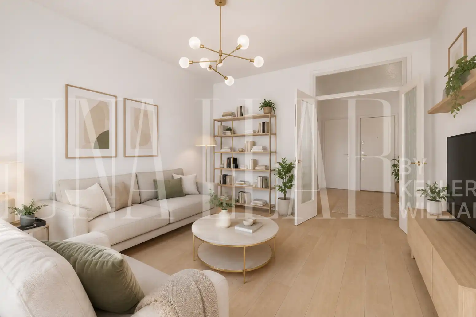 Sala de estar de Piso en venta en Barcelona