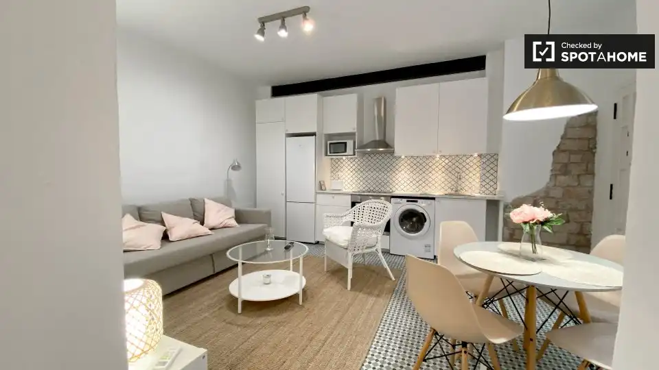 Sala de estar de Piso de alquiler en Valencia con Aire acondicionado, Calefacción y Amueblado