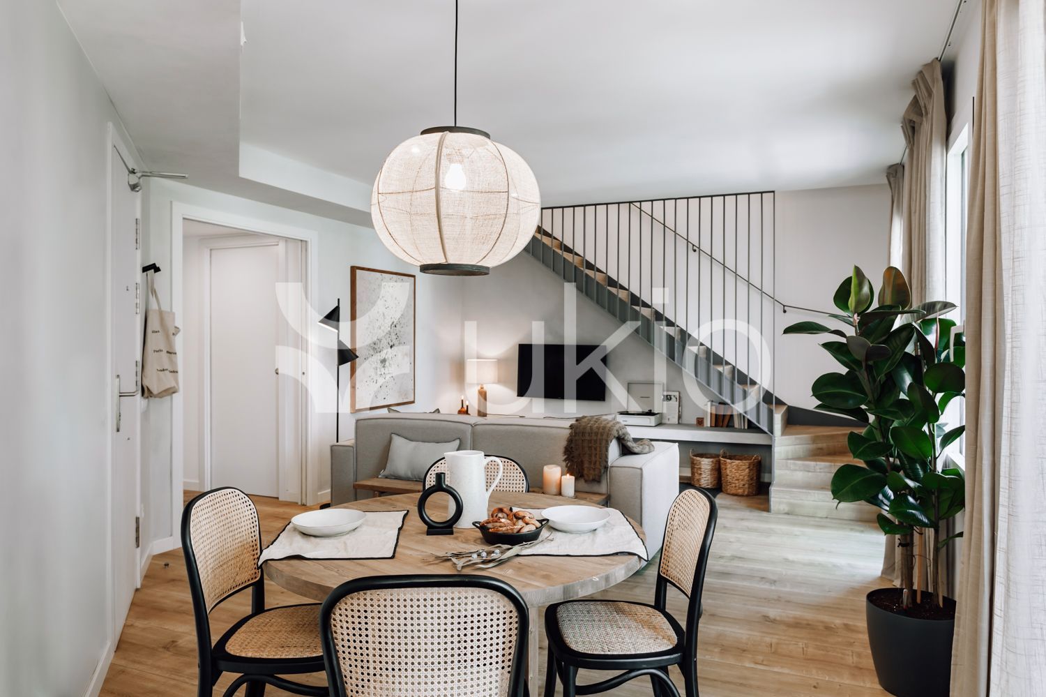 Living room of Apartment to rent in  Barcelona Capital  with Air Conditioner, Heating and Furnished