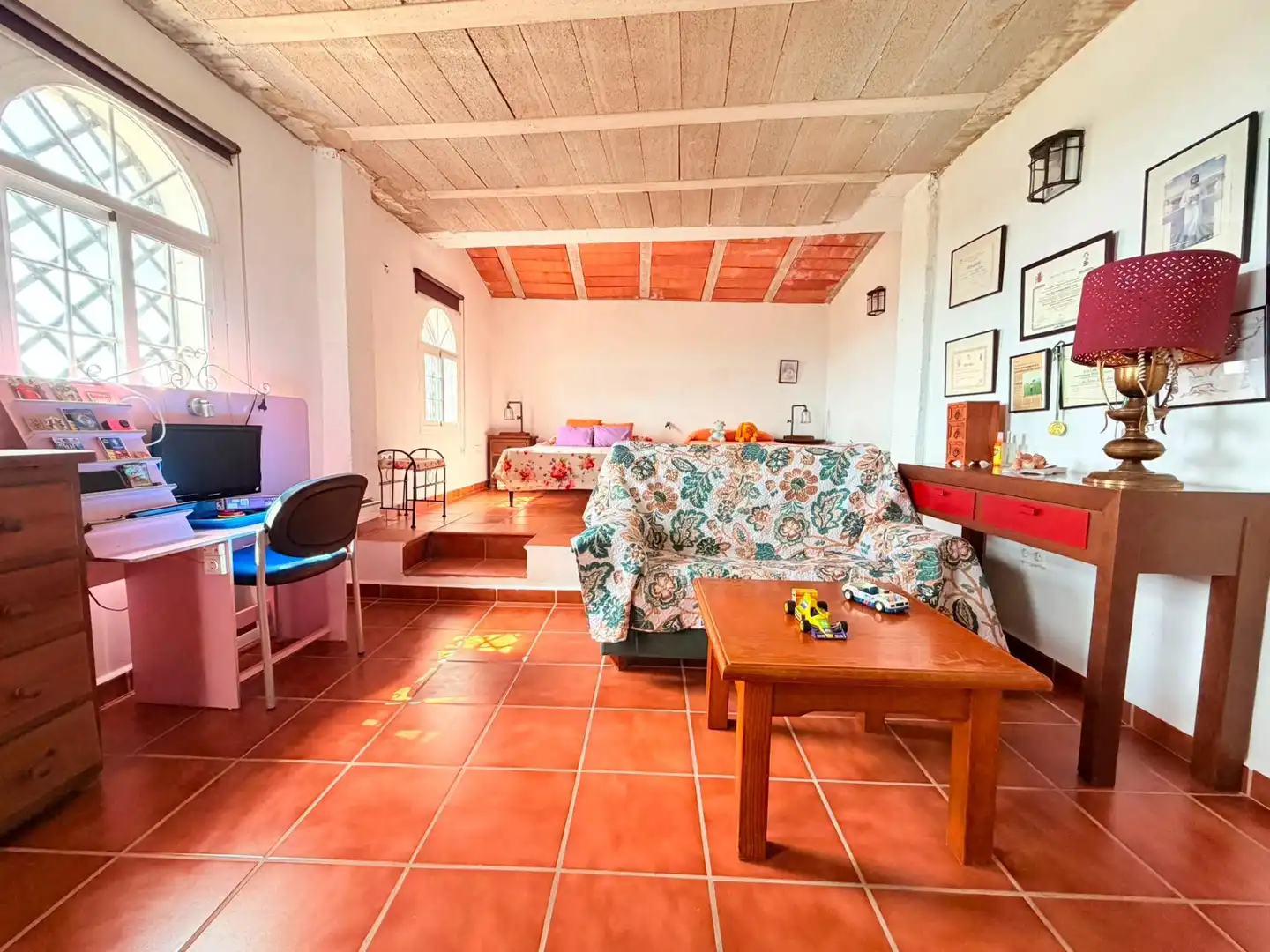 Sala de estar de Casa o chalet en venta en Algeciras con Jardín privado y Piscina