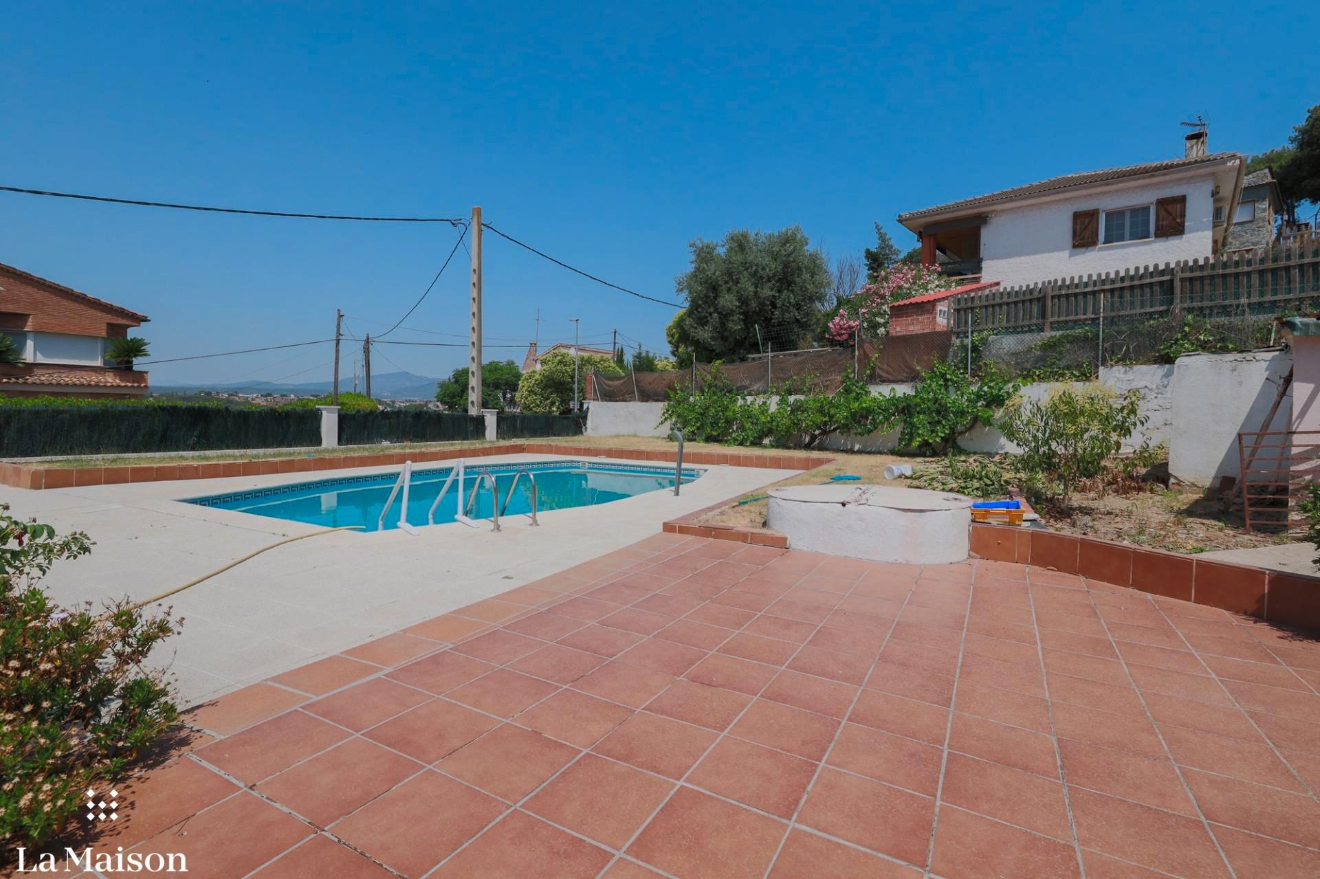 Piscina de Casa o xalet en venda en Lliçà d'Amunt amb Aire condicionat, Calefacció i Jardí privat