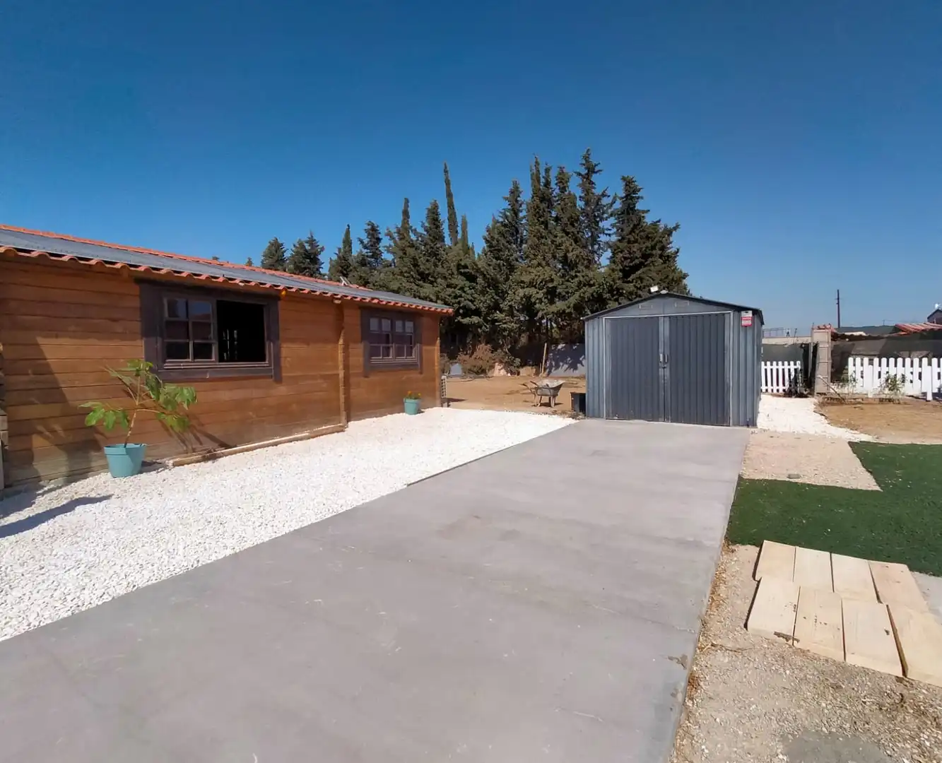 Vista exterior de Finca rústica en venda en El Puerto de Santa María amb Aire condicionat, Jardí privat i Terrassa