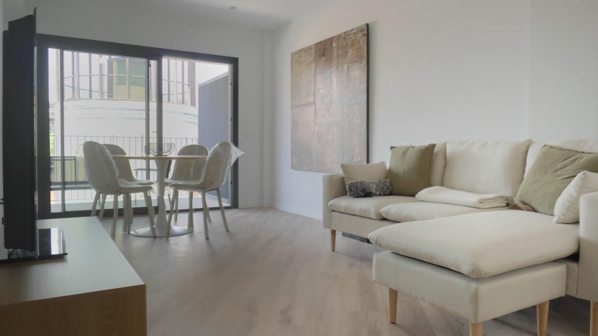 Living room of Flat for sale in Manresa  with Heating, Terrace and Storage room