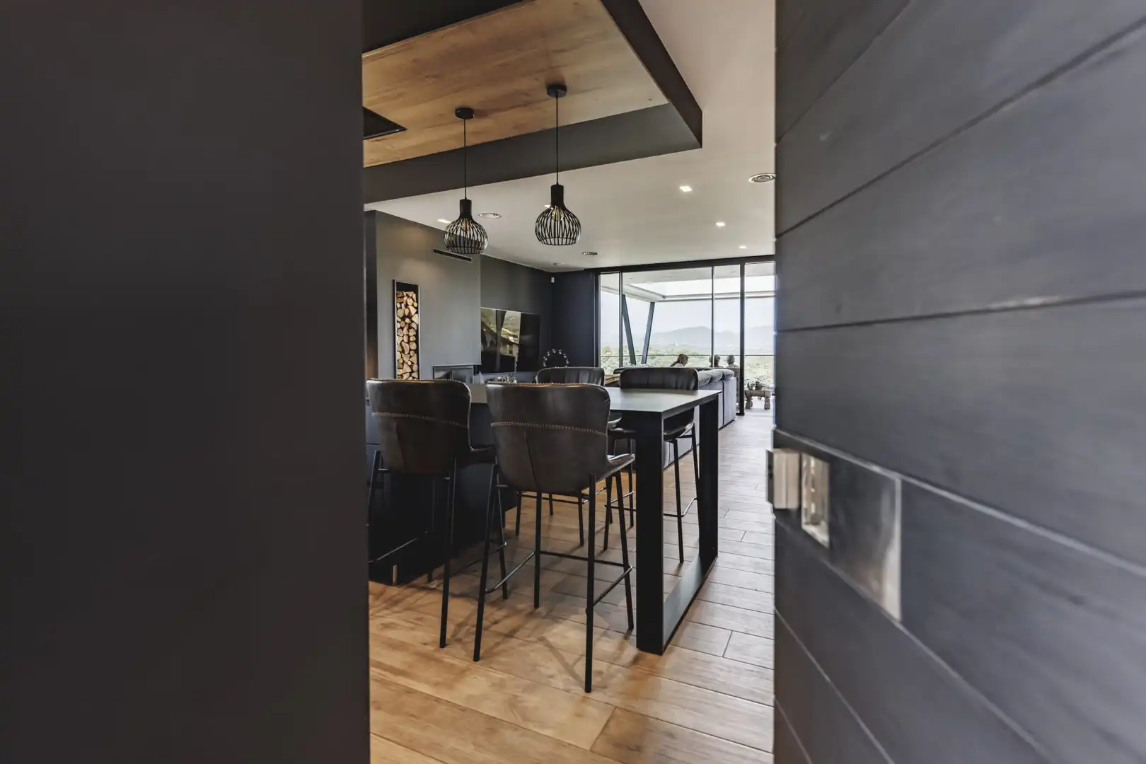 Dining room of Houses for sale in Sant Julià de Ramis  with Air Conditioner, Heating and Terrace