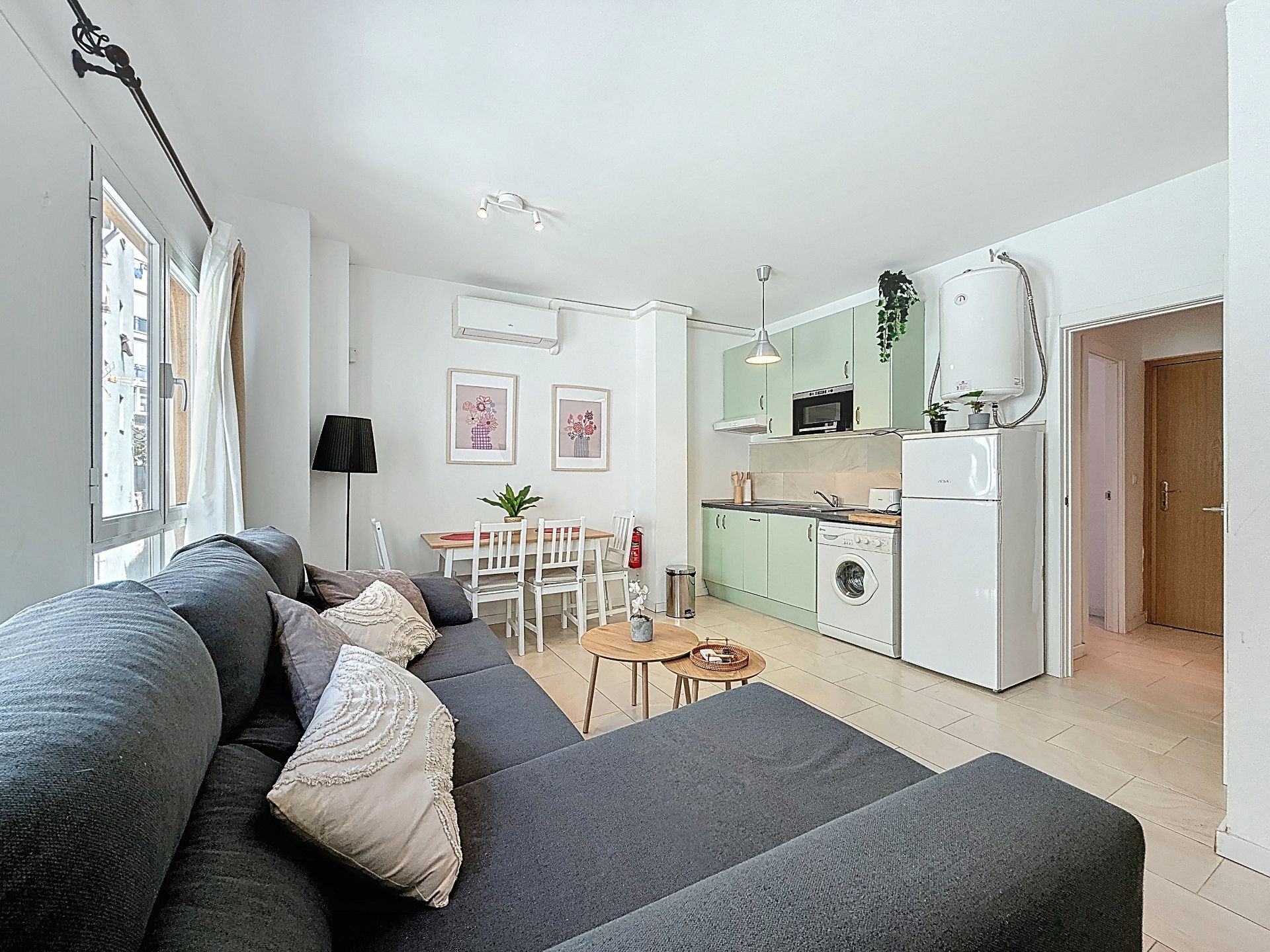 Sala d'estar de Apartament en venda en Málaga Capital amb Aire condicionat i Terrassa