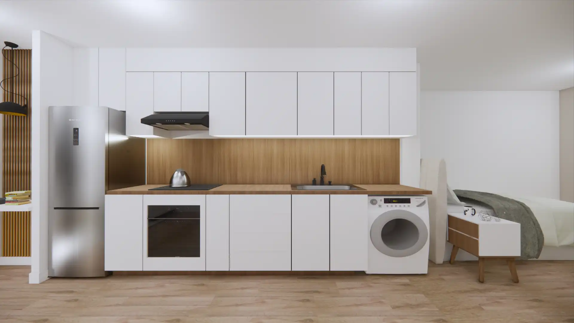 Cocina de Estudio en venta en Mislata con Aire acondicionado, Horno y Lavadora