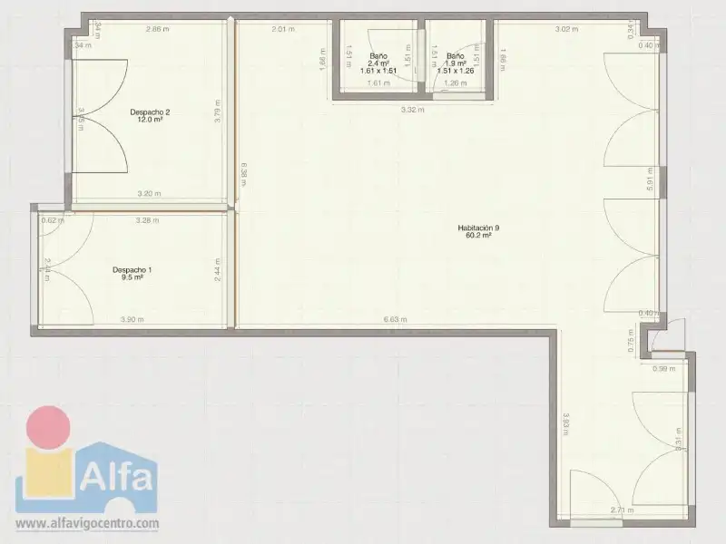 Office for sale in Vigo   with Alarm