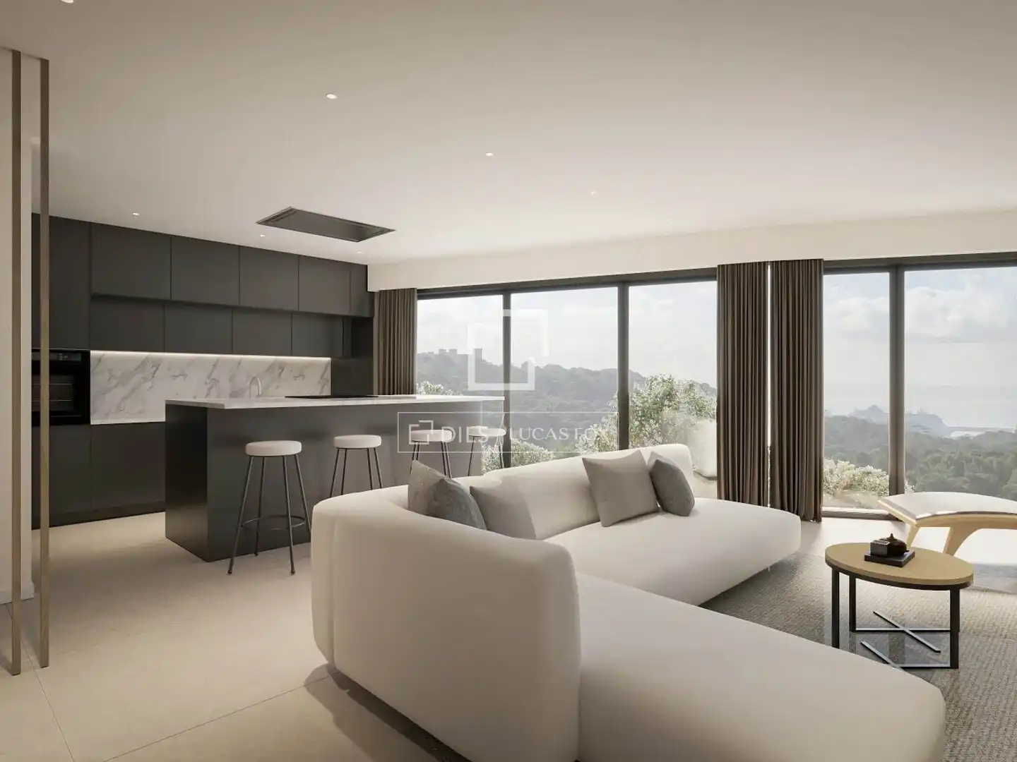 Sala d'estar de Casa o xalet en venda en  Palma de Mallorca amb Aire condicionat, Calefacció i Jardí privat