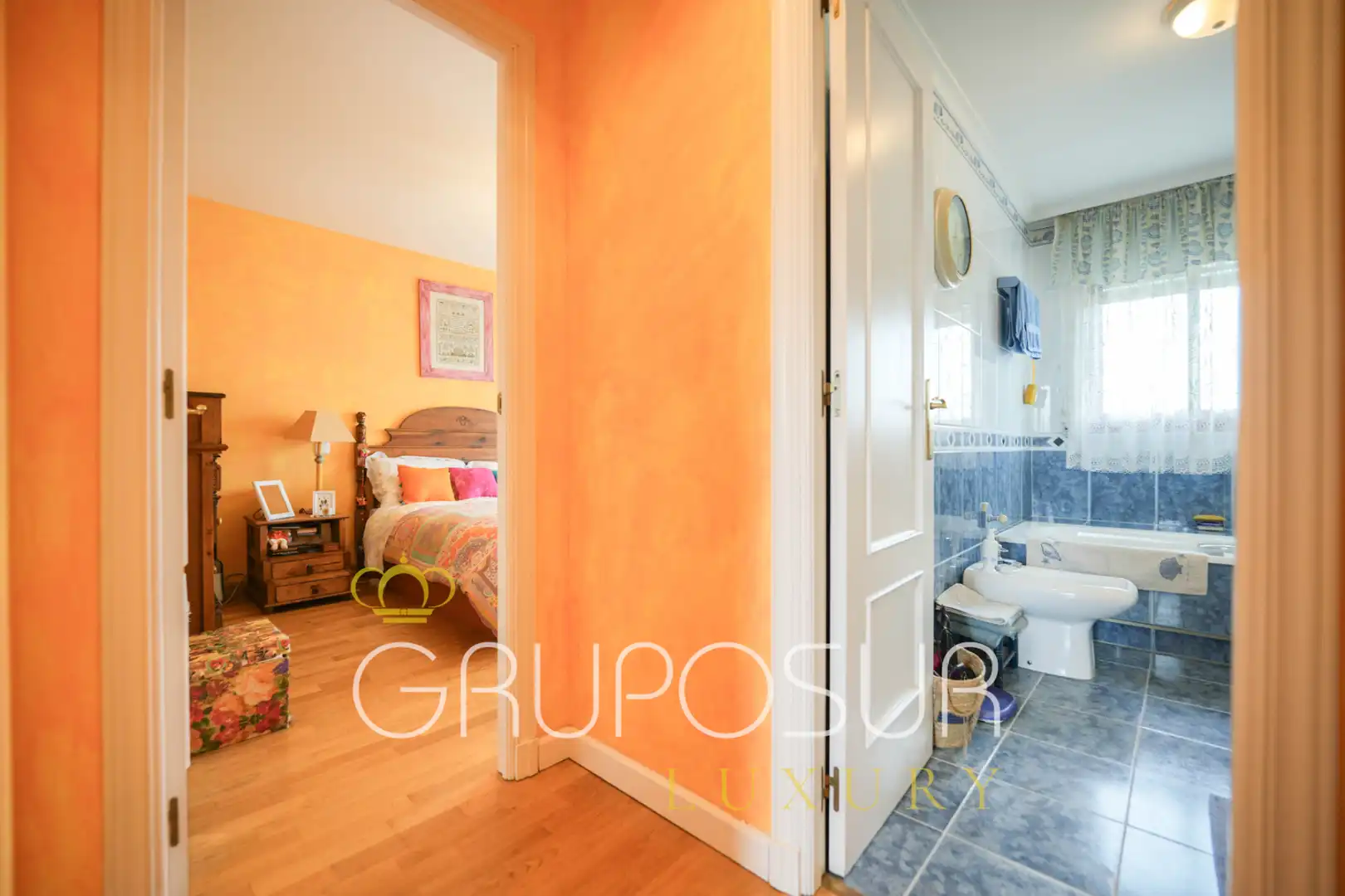 Bedroom of Detached homes for sale in Simancas  with Heating, Private garden and Parquet flooring