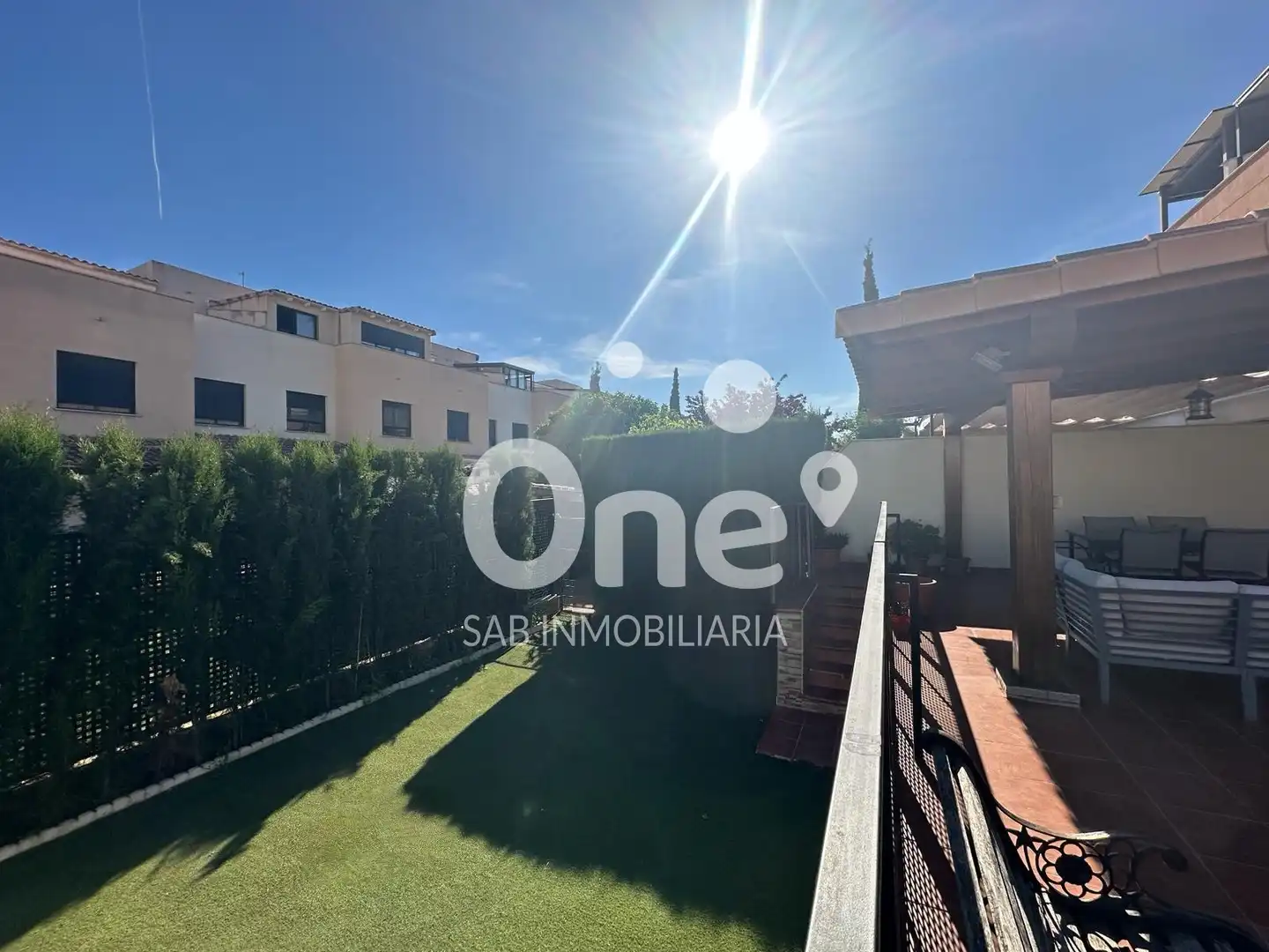 Jardín de Casa adosada en venta en San Antonio de Benagéber con Aire acondicionado, Calefacción y Jardín privado