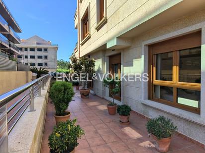 Exterior view of Flat for sale in Sanxenxo  with Parquet flooring, Terrace and Storage room